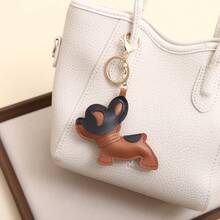 Fashionable Brand Dalmatian Leather Lanyard Small Dog Pendant Cute Cartoon Puppy Car Key Chain Keyring,Purse Charms - Multicolor - View 20