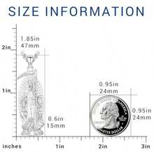 Collar santa muerte hombres mujeres oro plata chapado oro 14K colgante cadena santa muerte collar cruz búho - como en la foto - Ver 4