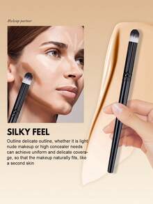 15PCS Makeup Tools Set Including:13PCS Makeup Brush Set+2PCS Triangle Powder Puffs