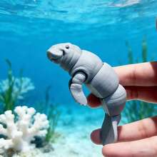 Mô hình cá nốt sần dễ thương in 3D bằng nhựa, tượng trang trí để bàn, đồ trang trí ngày lễ. - Nhiều màu - Xem 11