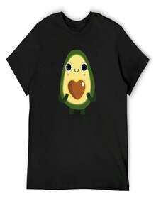 Luvocado T-Shirt Short Sleeve Tee Graphic T Shirts Designer Shirts Luxury Designer Mens Graphic T-Shirts Funny - Black22 - View 1