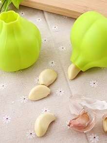 1pc Silicone Garlic Peeler, Suitable For Kitchen Garlic Peeling Tool. Can Quickly Peel And Easy To Clean. - Multicolor - View 4