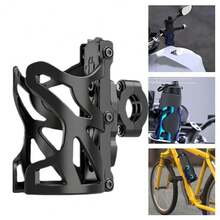 1pc Motorcycle/Bicycle/Scooter Drink Cup Holder, Multi-Function Water Bottle Rack For Outdoor Activities - Multicolor - View 2