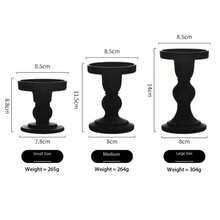1pc/6pcs - Retro Black Glass Candlesticks/Gold-Plated Candlesticks/Gold-Plated Candlesticks/Glass Candlesticks. They Can Hold Nordic-Style Candles, Cylindrical Candles, And Long Candlesticks. - Multicolor - View 11