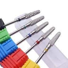 Easy Nail 1 Stück Hartmetall-Nagelfräser kompatibel für Acrylnägel, geeignet für Gelpoliententfernung, Maniküre/Pediküre Formgebung, harte Nagelkunsttools - Verschiedenfarbig - Übersicht 3