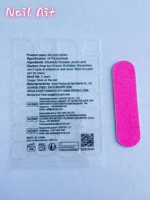 1片手工制作的按压式美甲贴片，Y2K风格，可爱简约设计，杏仁形甲片，红色甲片，法式风格，手绘爱心图案，可爱美甲，假指甲，情人节美甲，高端品质，可重复使用，适合女性和女孩日常或节日佩戴，也可作为礼物赠送。美甲用品 - 酒紅色 - 查看 7