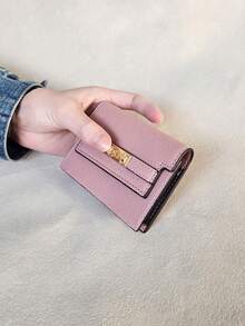 1件装女士时尚卡包钱包 PU皮革信用卡零钱包 女士迷你钱包 小钱包 卡包 女士钱包 旅行必备证件夹 身份证夹 - 彩色 - 查看 13