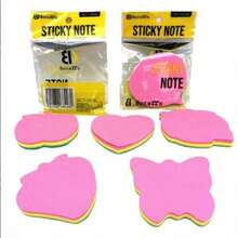 Notas adhesivas de 80 hojas de 7.2*7.2 cm (serie de pintura) 80 hojas/juego de notas adhesivas, notas de oficina y estudio, notas adhesivas de Color para estudiantes, cuaderno para mensajes y tomar notas TMZ - Multicolor - Ver 9