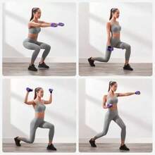 Set 6 Mancuernas Fitness de Neopreno Hexagonales con Base Incluida,mancuernas Ergonómicas,Neopreno con acabado mate,aptitud para Hombres y Mujeres(2,3,5Libras)(default) - Multicolor - Ver 8