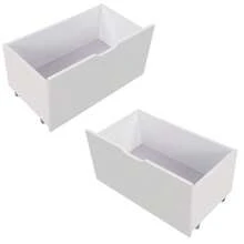 2 Drawers, Suitable For Use With A Baby Cot - White - View 2