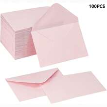 10/50/100pcs Gift Card Envelopes, 4 X 2.75 Inch Mini Envelopes, 120gsm Small Paper Business Gift Card Sleeves, Bulk, Compact Greeting Card Envelope Pockets, Suitable For Invitations - A - View 13