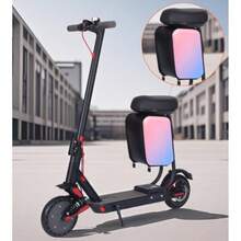 Asiento Desmontable y Maleta 2 en 1 para Scooter eléctrico 8.5" 20L Resistente e Impermeable Ideal para Adultos y jóvenes en Viajes Largos Ciudad o recreación - como en la foto - Ver 7