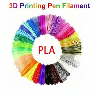 3D Printing Filament PLA 3m * 40 Colours, Total Length: 4724.41 Inches, Replacement Cartridges For 3D Printing Pens, Ideal For DIY Doodling And Artistic Creations. The Perfect Gift For Birthdays, Halloween, Christmas, And Thanksgiving For Both Men And Women.