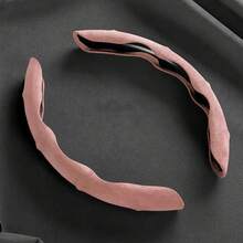 YAIUZGOO 1 Set Premium Velvet Breathable Anti-Slip Segmented Car Steering Wheel Cover, Fits All Vehicle Models - Multicolor - View 8