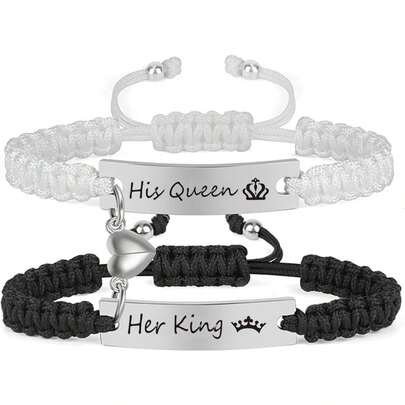 Pulsera de Pareja, Pulsera de Pareja a Distancia, perfecta para el Día de San Valentín, Navidad y otras festividades