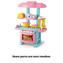 48 piezas Juego de cocina en miniatura de 10 pulgadas, simulación realista de cocina, sin batería requerida (algunos accesorios al azar) - Multicolor - Ver 11