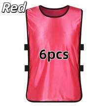 6pcs Basketball/Football Training Jerseys, Match Uniforms, Team Wear, Sports Tops, Promotional Vests With Numbers, Suitable For Kids & Adults/Football Bibs/Fighting Vests/Basketball Jerseys/Casual Company Team Building, Banquet/Christmas, Halloween, Thanksgiving/Sanitation Worker Uniforms/Youth Spring Tour Jerseys