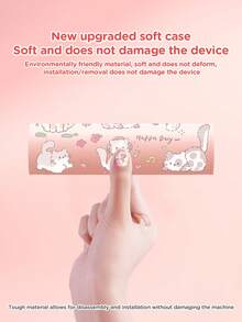 1pc Ins Style Cat & Bow Graphic Switch/Switch 2 Console Protective Case, Compatible With New Switch 2 (2025)/Switch NS/Switch OLED/Lite, Switch Gaming Accessories, Full Set Including Storage Pouch, Card Slot Base, Best Gift Compatible With Switch Players - Multicolor - View 8