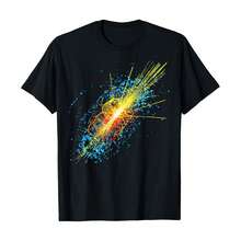 Higgs Boson Particle Quantum Theory Sci Fi Shirt Funny Gift T-Shirt, 100% Cotton Men's Tee - Soft & Breathable, Daily/Active Essential - 黑色 - 查看 1