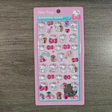 一套官方3D立体浮雕贴纸 - 可爱的日系卡通贴纸，适用于手机、笔记本电脑、笔记本和DIY手工制作 | 柔软果冻质地，防水易撕，适合儿童男孩女孩 - 彩色 - 查看 12