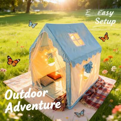 Outdoor Garden Patio Picnic Cherry Blossom Tent, Suitable For Indoor And Outdoor Use, Detachable And Washable