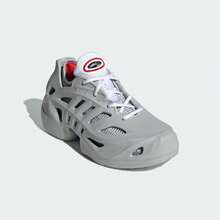 Adidas ADIFOM CLIMACOOL Classic Unisex Perforated Clogs, Lightweight Casual Sports Shoes For Summer, IF3935 - Light Gray/Metallic Silver/Red - View 4