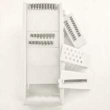 Vegetable Onion Chopper, Multi-Function Chopping Machine, Food Processor, Onion Chopper With Drain Basket, Carrot & Garlic Chopper With Container, Kitchen Tool, Kitchen Accessory, Suitable For Rapid Vegetable Processing At Home/Restaurant - White - View 8