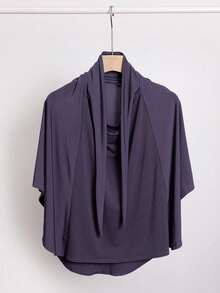 1pc Women's Convenient Tie-Up Muslim Hijab Prayer Jilbab Face Cover Underscarf, Dual-Use For Daily Wear Hijab Outfit - Multicolor - View 13