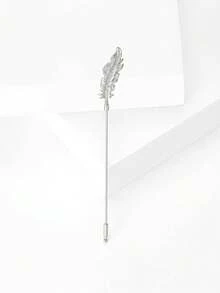 Luxury Glossy Feather Brooches - Creative Pins For Women Unisex Casual Party Jewelry Accessories / Friends Gifts Badges Decoration - Feather - View 12