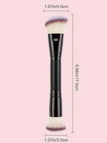 6pcs/Set Makeup Brush Kit, Including Angled Foundation Brush, Contour Brush, Powder Blush Brush, Eyeshadow Brush, Concealer Brush, Highlighter Brush, Soft Fiber Makeup Tools, Travel Set, Gift For Women And Girls - Multicolor - View 10