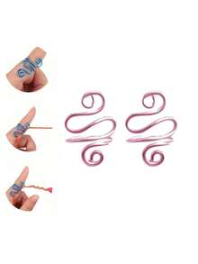 Vòng điều chỉnh độ căng sợi móc, vòng điều chỉnh độ căng sợi móc tiện dụng cho người thuận tay trái và tay phải, vòng dẫn hướng sợi, dụng cụ móc len, vật dụng thiết yếu cho việc làm thủ công tại nhà. - Nhiều màu - Xem 21