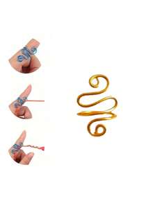 Vòng điều chỉnh độ căng sợi móc, vòng điều chỉnh độ căng sợi móc tiện dụng cho người thuận tay trái và tay phải, vòng dẫn hướng sợi, dụng cụ móc len, vật dụng thiết yếu cho việc làm thủ công tại nhà. - Nhiều màu - Xem 12