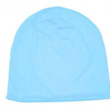 1 buc. Pălărie Beanie Casual Versatil pentru Femei, Culoare Solidă, Șapcă la Modă, fără Boruri, cu Strat Dublu - Are - Vizualizare 2