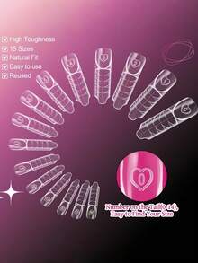 30pcs 3D Stair Edge Spacer French Manicure Extension Strips | Smooth Edges, Direct Coating, Beginner-Friendly, Flowing Smile Line, Full Gel Compatible, Zero Overflow, Professional Salon Nail Tool - Clear - View 5