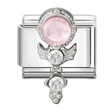 1件装DIY意大利模块化手链，饰有心形和蝴蝶结，适合作为派对礼物送给朋友/情侣，适用于圣诞节、新年、万圣节、情人节等场合。设计精美，采用不锈钢材质，兼具实用性和时尚感，并镶嵌水钻，营造圣诞氛围，可用于圣诞装饰、派对穿搭、圣诞礼物、家居装饰、复古夏季、优雅装扮、万圣节配饰等，四季皆宜，也适合学校、晚会、毕业典礼等场合佩戴。 - M293761 - 查看 7