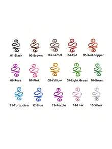 Vòng điều chỉnh độ căng sợi móc, vòng điều chỉnh độ căng sợi móc tiện dụng cho người thuận tay trái và tay phải, vòng dẫn hướng sợi, dụng cụ móc len, vật dụng thiết yếu cho việc làm thủ công tại nhà. - Nhiều màu - Xem 8