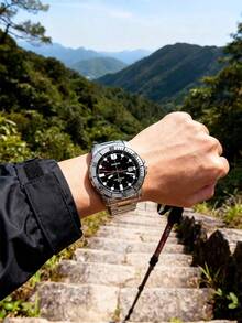 Casio 男士石英表，仿模拟表盘，不锈钢表带，黑色表盘，50米防水，日期显示，适合商务及日常佩戴，MTP-VD01D-1EVUDF - 黑色 - 查看 3