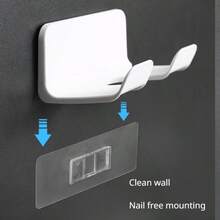 Black New Luxury Home Blow Dryer Storage Rack, Bathroom Wall-Mounted Blow Dryer Holder, Minimalist No-Drill Blow Dryer Organizer - Black - View 7