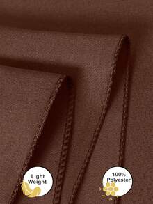 6/10/12/24/50pcs Brown Cloth Napkins Dinner Napkins Bulk 14*14/17*17/20*20 Inch Washable 100% Polyester Fabric Cloth Table Napkins With Stitched Edges Ideal For Hotel Restaurant, Holiday Parties Wedding - Brown - View 6