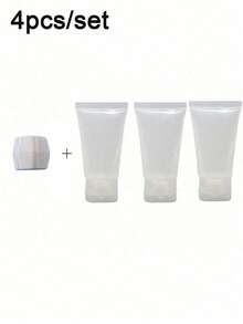 Plastic Toothpaste Tube And Face Wash Adapter With Refill Bottles, Convenient Toothpaste And Face Wash Refill, Cosmetic Tube Bottles, Face Wash Gel Tubes, Toothpaste Refill Tool Set, Home Supplies, Travel Kit - Multicolor - View 11