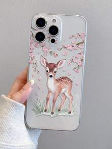 1 pieza Funda protectora de lente con diseño de ciervo compatible con Samsung, Nothing, Pixel, INFINIX, Apple, Xiaomi Redmi - Multicolor - Ver 5