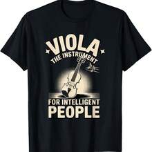Viola The Instrut For Intelligent People Musician T-Shirt - Grey - View 1