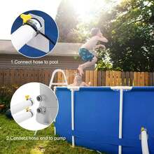 PE Pool Hose With 32 Mm Inner Diameter, 1.5 M Length, Filtration Pump Hose Suitable For I-NTEX.