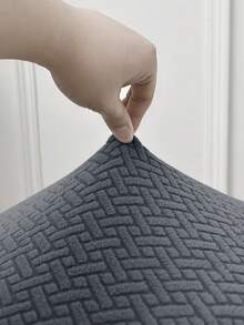 1件/4件装弹性防滑圆形凳套，适用于可调节滚轮圆形凳、家用化妆椅、办公椅软垫套 - 彩色 - 查看 3