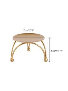 2pcs Set Small Iron Candle Holders, Minimalist Metal Candle Stand, Suitable For LED Candles And Regular Candles, Cylindrical Candle Holders, Candle Decor, Candle Plate, Suitable For Dining Table, Wedding And Spa Settings - Multicolor - View 2