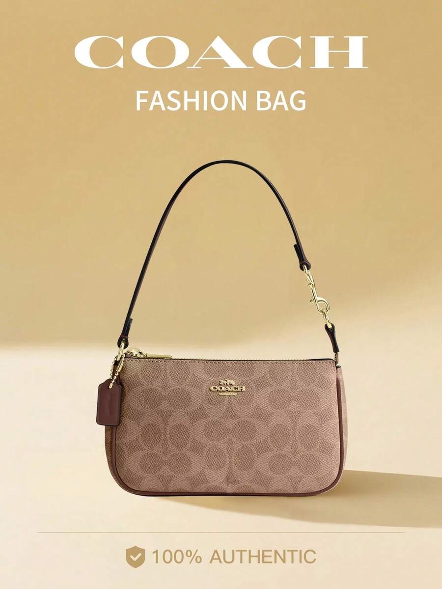 Coach Nolita 19 Mahjong Wallet Bag Shoulder Bags For Women Purses Small Handbag Clutch Bag - Brown - View 1