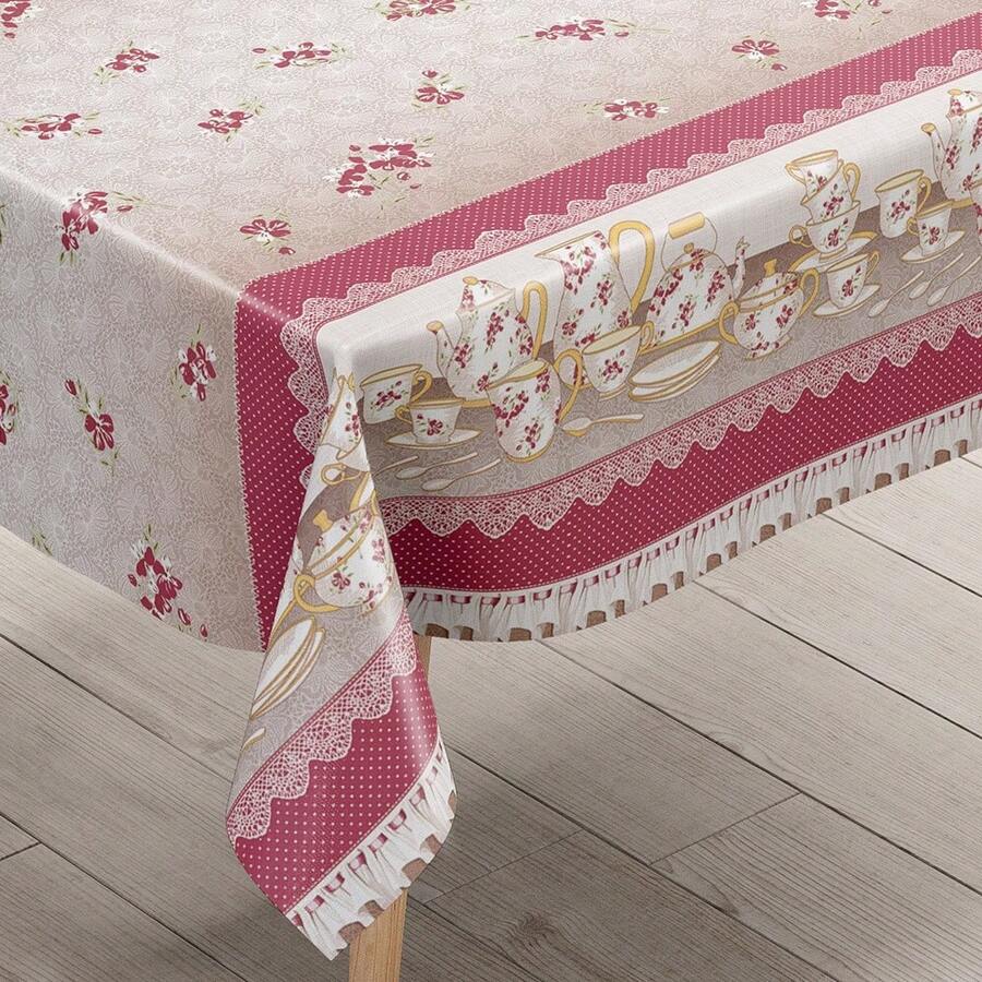Thermal Plastic Tablecloth For 4 People / 1.50m X 1.40m - Part 3 - Cups - View 1