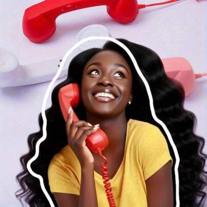 YAIUZGOO Classic Retro Type-C Mobile Phone Handset, Type-C Interface Landline Handset Microphone For Elderly, Reduces Mobile Phone Radiation, Enhances Call Comfort, Wired Handset With Microphone Volume Control And Ergonomic Design, Direct Connection To Smartphones, Multiple Colors Available