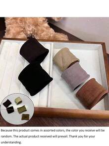 5/10/20/30/40条装加厚加宽无缝发圈，弹性发带：大号、柔软、弹力发圈 - 高弹力马尾发圈，防滑设计，柔软舒适 - 适合各种发型的基础款发圈，女士发饰，发圈头饰