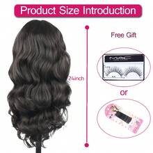 Body Wave V Part Wig Glueless Synthetic Long Wavy Wigs Upgrade U Part Wigs For Black Women Clip In Thin Part V Shape Wig Hair Extensions 24inch - 2# - 查看 7